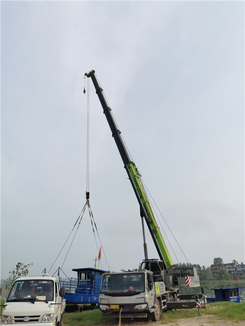 平安区桥梁建设吊装案例